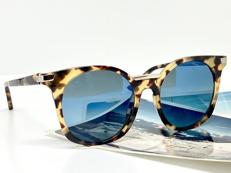 Occhiali Da Sole Polarizzati Retrò – Unisex, Protezione UV400, Antiabbagliamento, Per Guida E Pesca, Tartaruga Blu