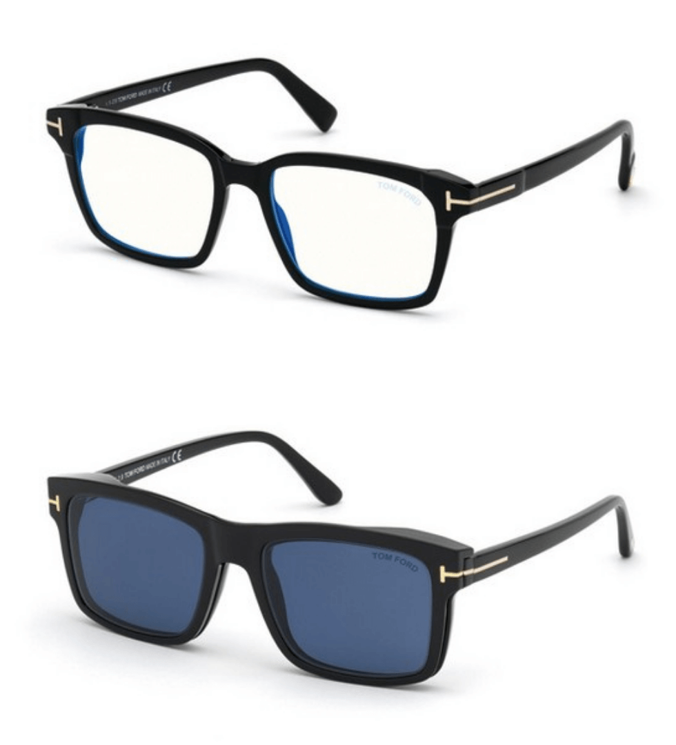 occhiali da vista e da sole con clip magnetiche Tom Ford