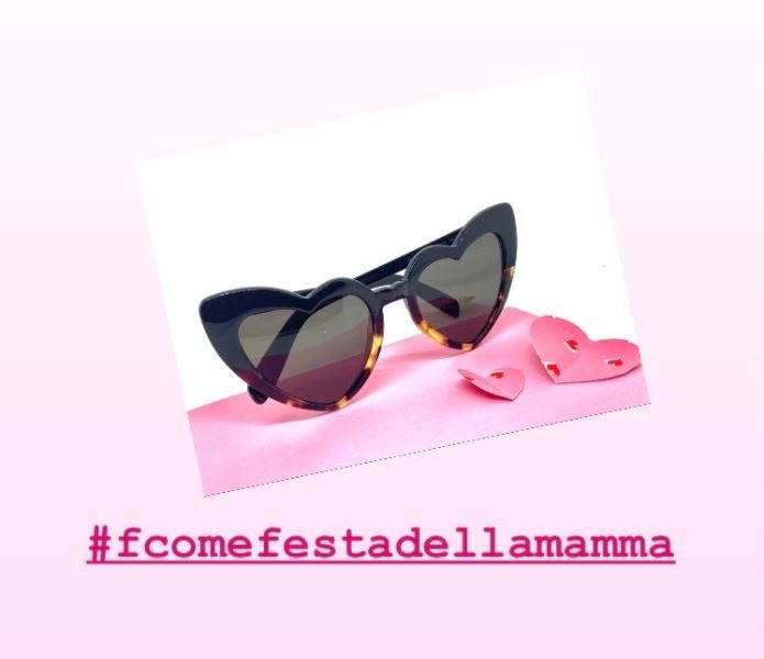 occhiali da sole a forma di cuore Yves Saint Laurent