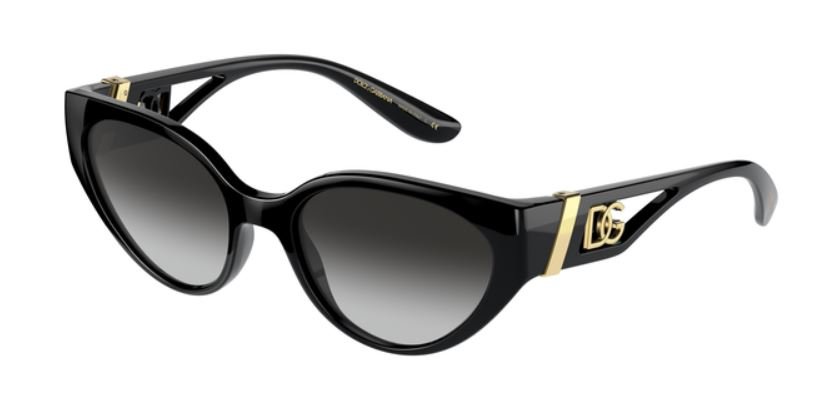 occhiali da sole Dolce & Gabbana montatura nera