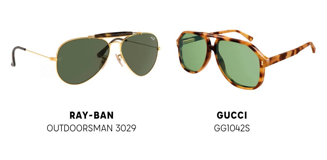 Occhiali a goccia Rayban Gucci da sole - Forlini Optical