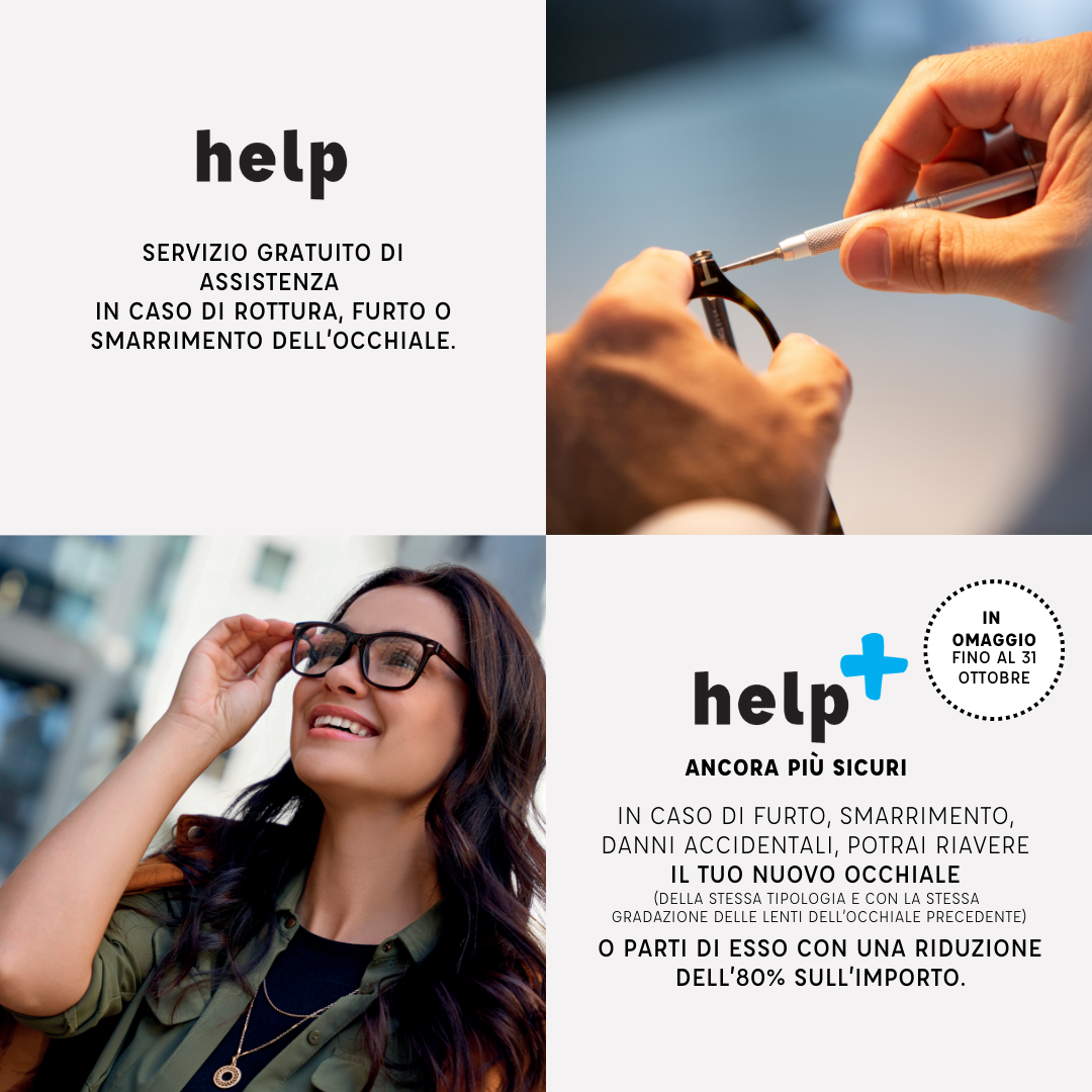 Help Help+ servizi rassicurazioni Forlini Optical