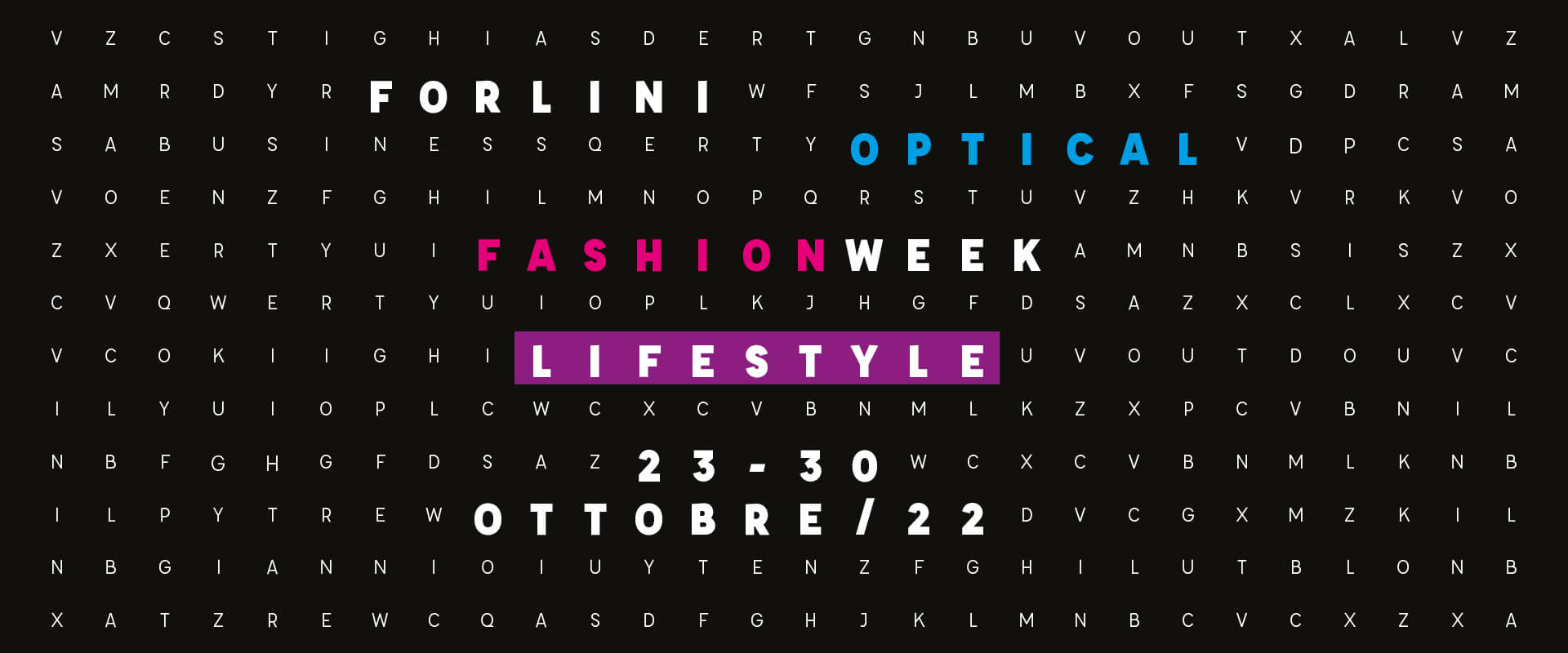 Forlini Optical Fashion Week AW 2022