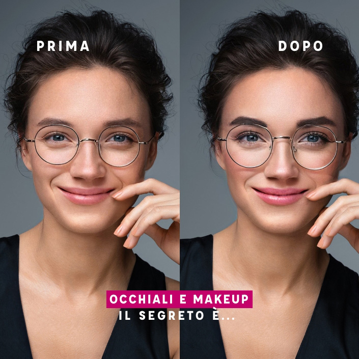 Occhiali da vista e makeup - Forlini Optical