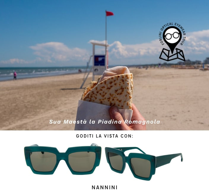 Campagna estiva occhiali da sole Forlini Optical - La piadina romagnola