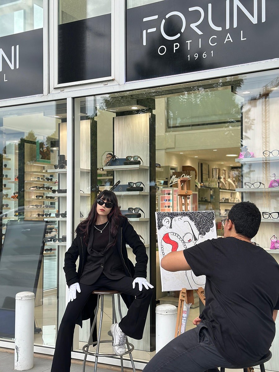 Forlini Optical Fashion Week SS 2025 volto protagonista