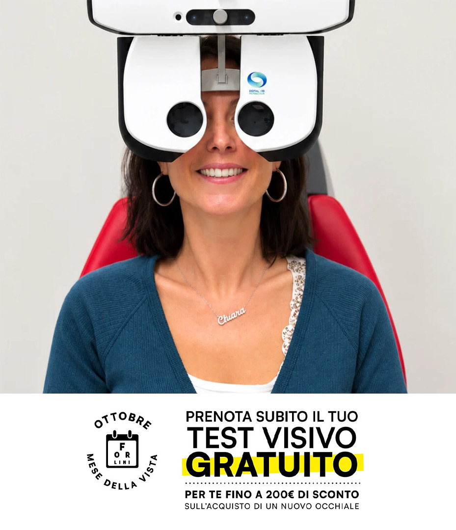 test visivo gratuito ottobre mese della vista forlini optical mobile